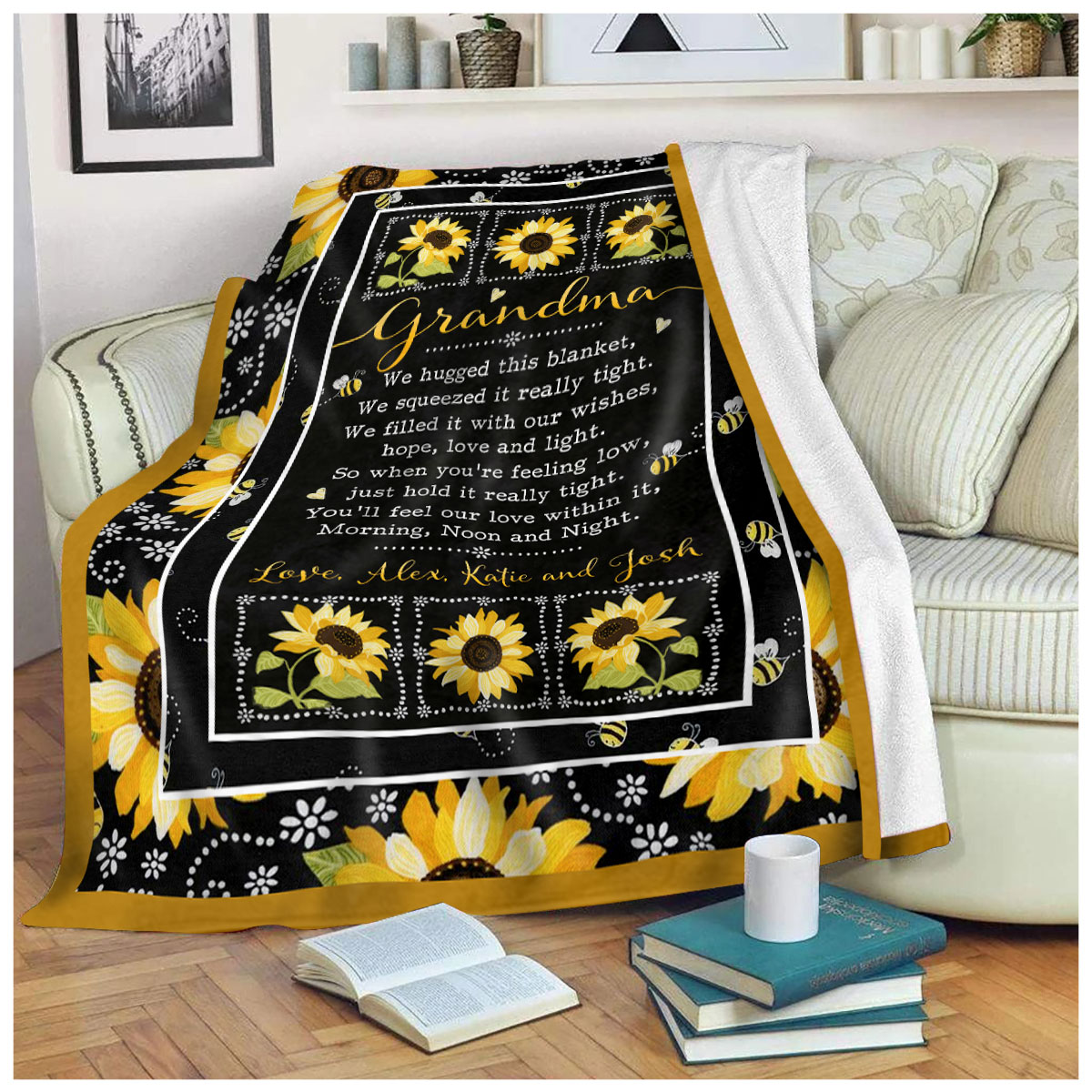 Custom grandma online blanket