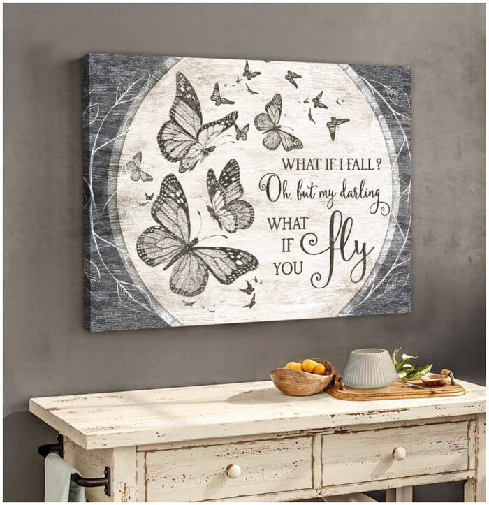 Customized Canvas Art - Butterfly Gifts For Ladies