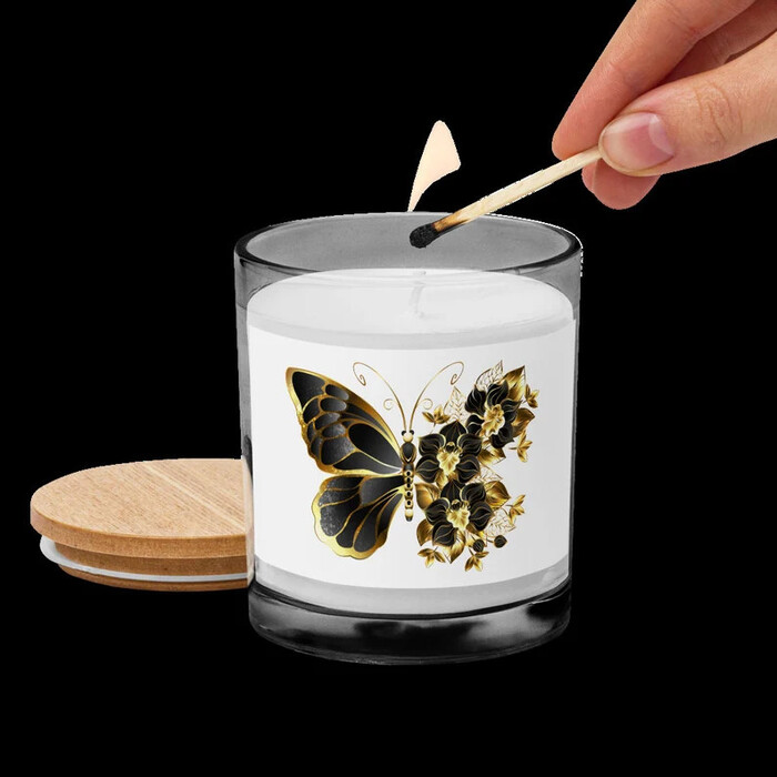 Butterflies Candle - butterfly gifts for friends