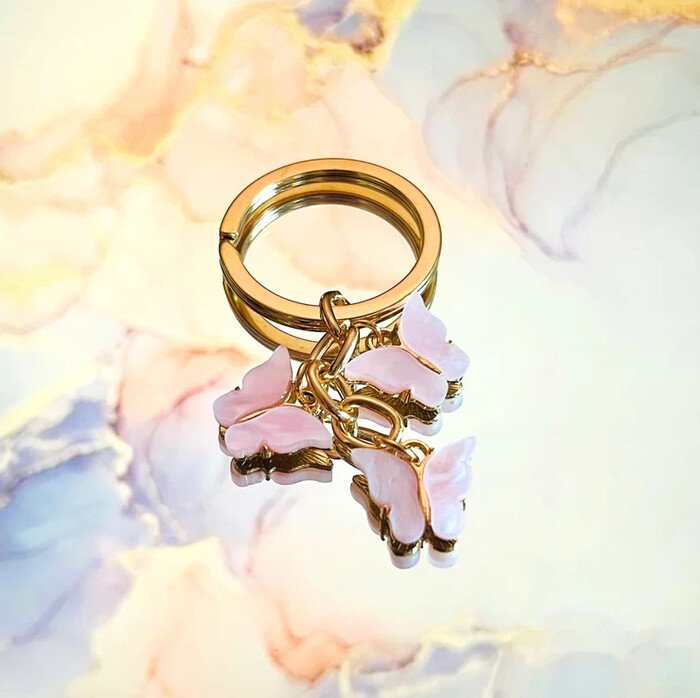 Butterfly Keyring - butterfly gifts for girlfriend