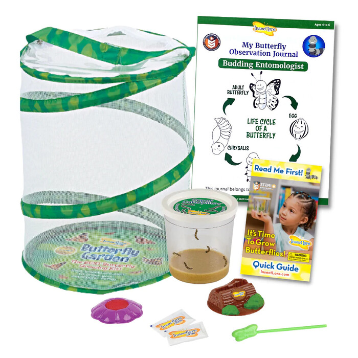 Butterfly Garden Starter Kit - butterfly gifts for adults