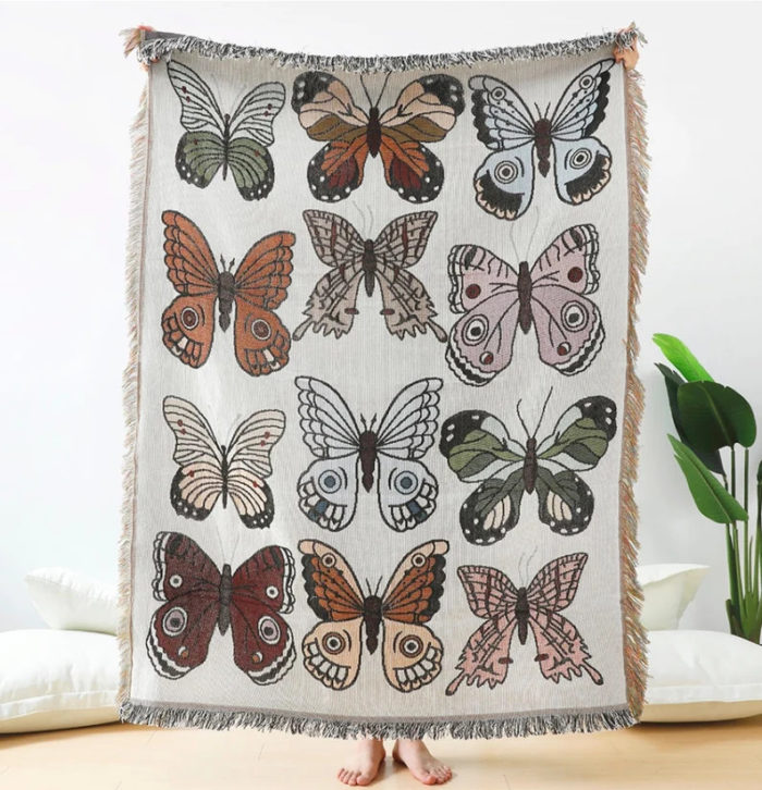 Throw Blanket - Butterfly Lovers Gifts