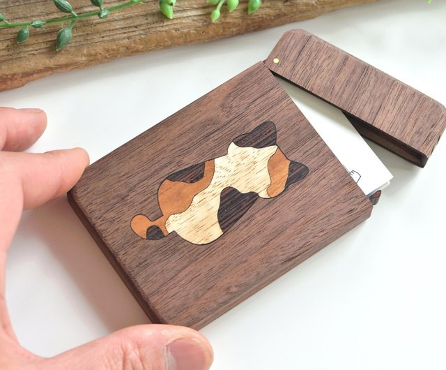Cat Business Card Holder - cat lovers gifts