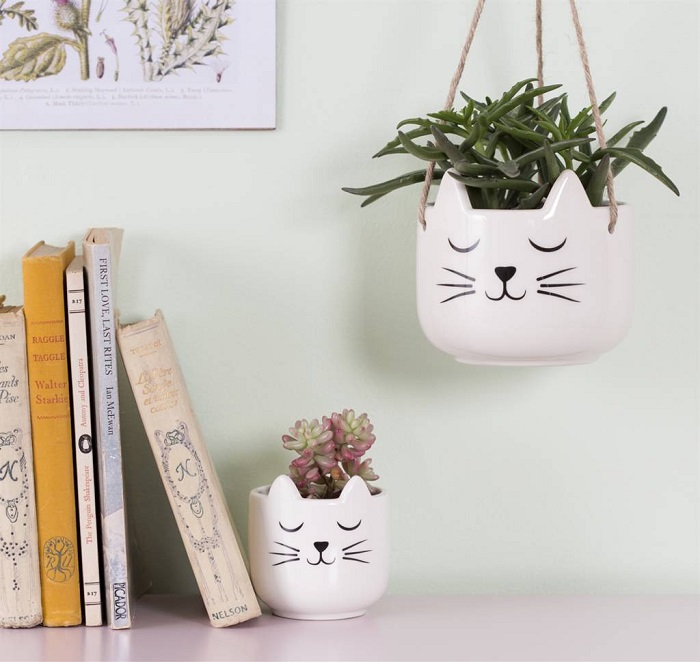 Planter Cat - cat lovers gifts