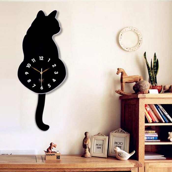 Cat Wall Clock - Cat Lovers Gifts