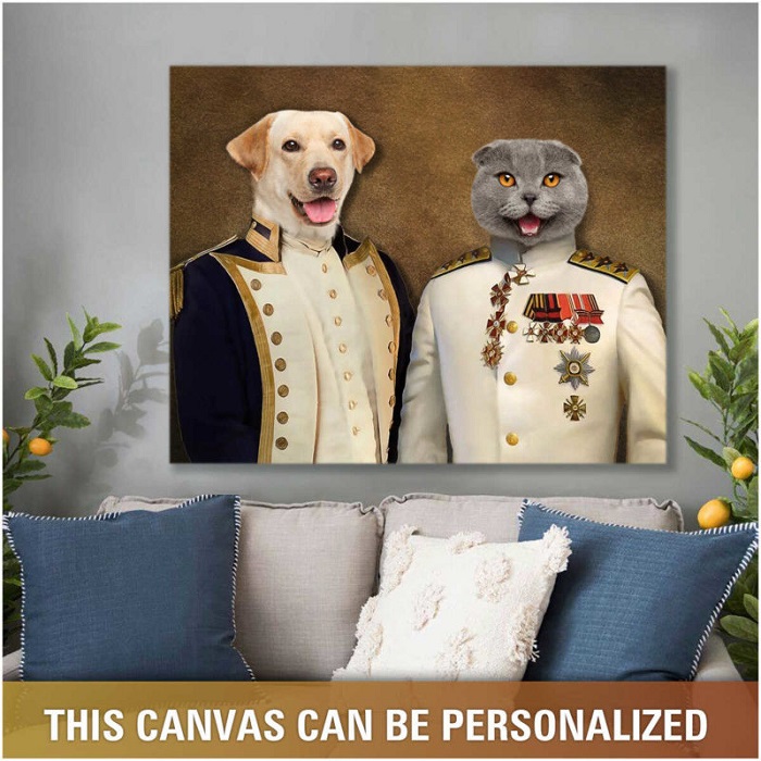 Cat Canvas Art - Personalized Gifts For Cat Lovers 
