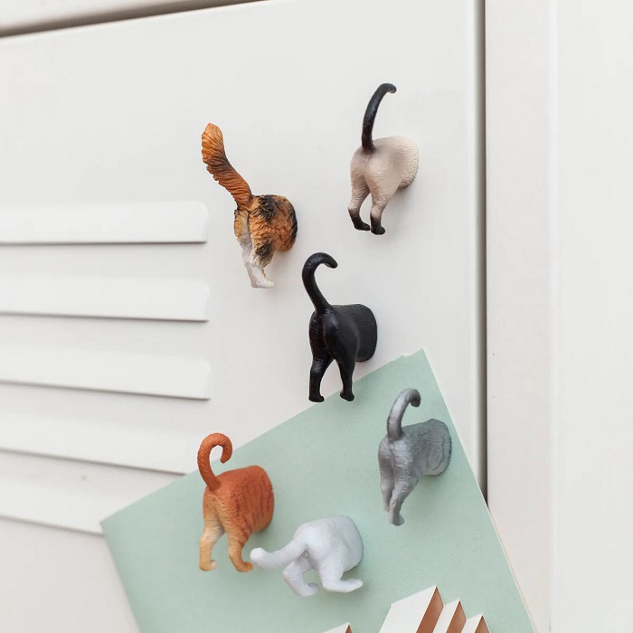 Butt Out Magnets - Funny Gifts For Cat Lover