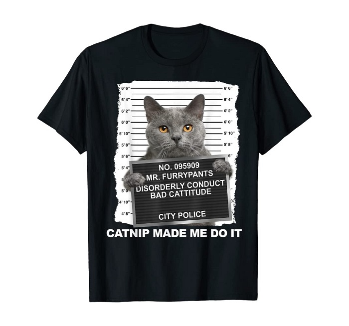 Cat-Themed T-Shirt - Funny Gifts For Cat Lover