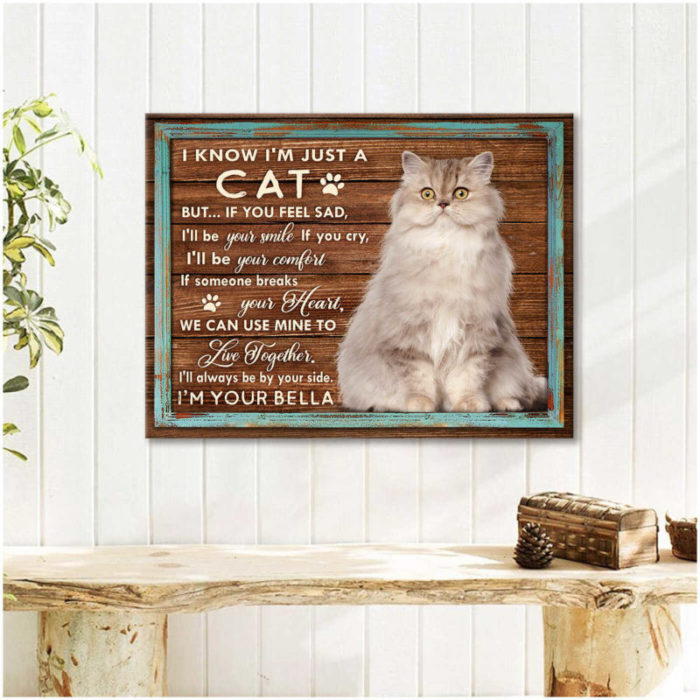 Personalized Cat Canvas - Personalized Gifts For Cat Lovers 