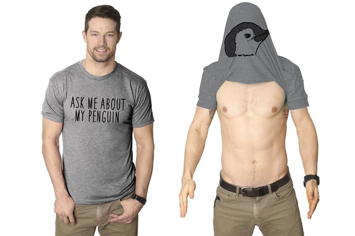 Penguin Lovers - Funny Flip Shirt