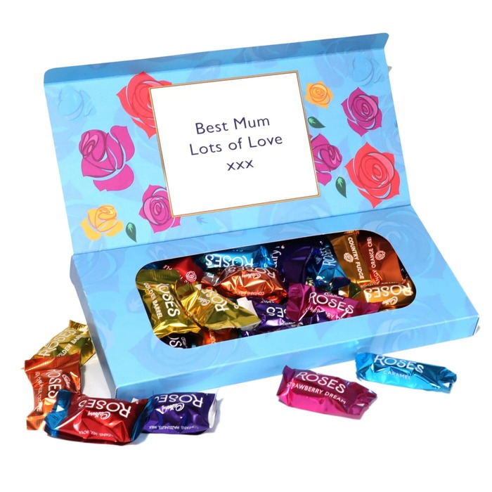 Christmas gifts for women - Cadbury Roses Letterbox Personalization