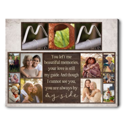 Unique Mom Christmas Gifts Memorial Mom Gifts Personalized Mom Photo Collage Wall Art