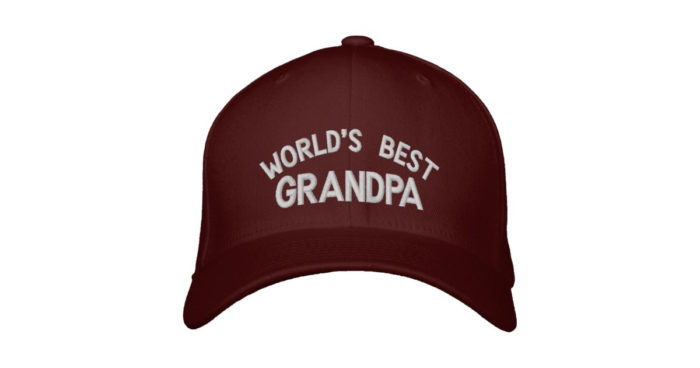 &Quot;Best Grandpa In The World&Quot; Cap - Christmas Gift For Grandpa