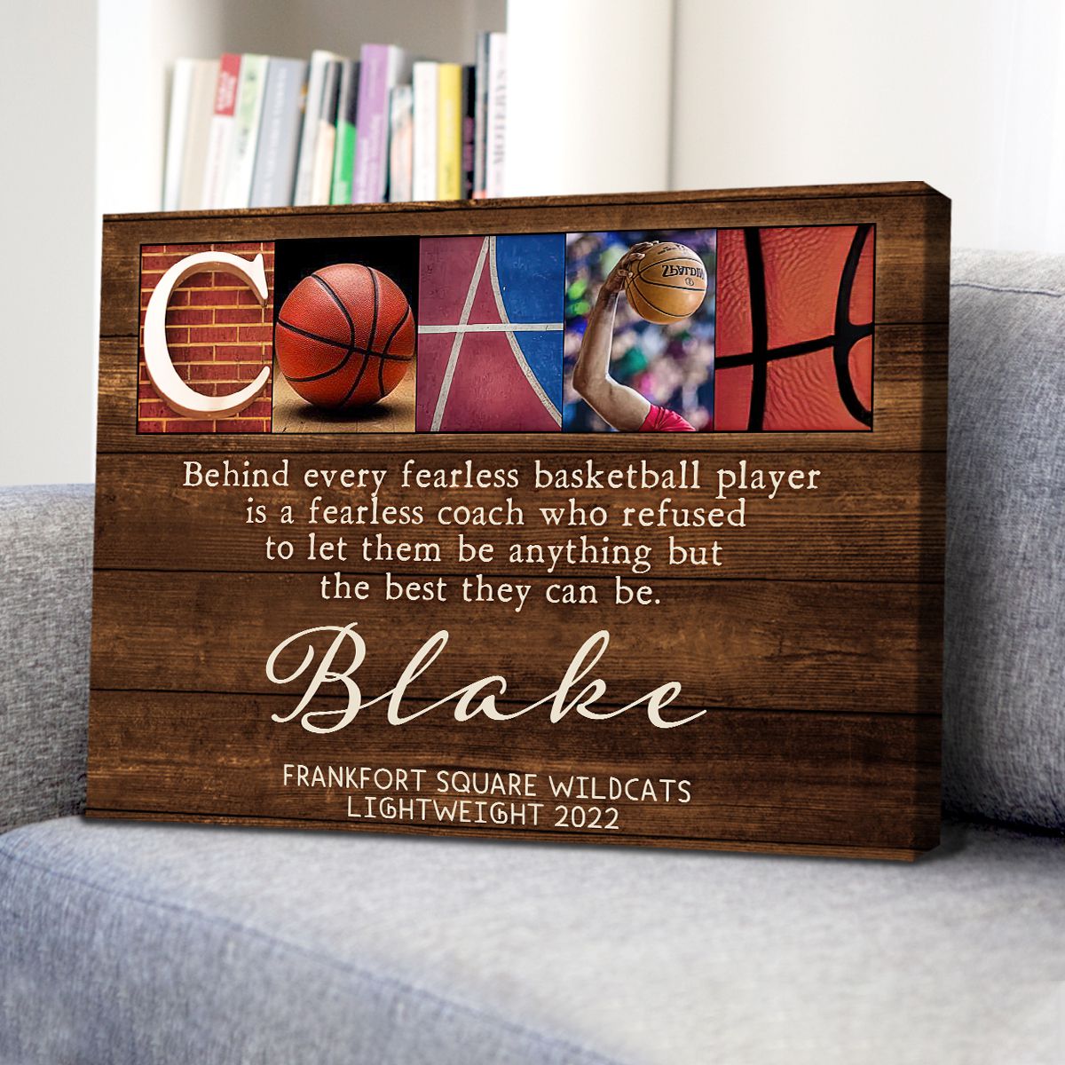 Gift Ideas For Basketball Coach Personalized Basketball Coach Gifts Coaches  Thank You Gift - Oh Canvas