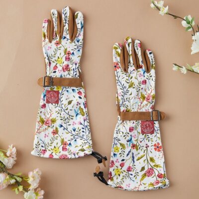 Christmas presents for grandma - Floral-Printed Weeder Glove 