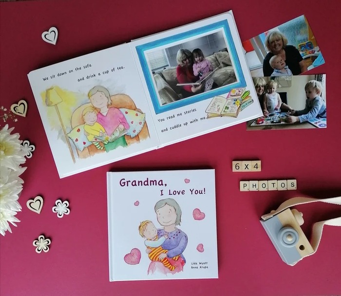 Personalized Christmas Gift For Grandma Picture Book