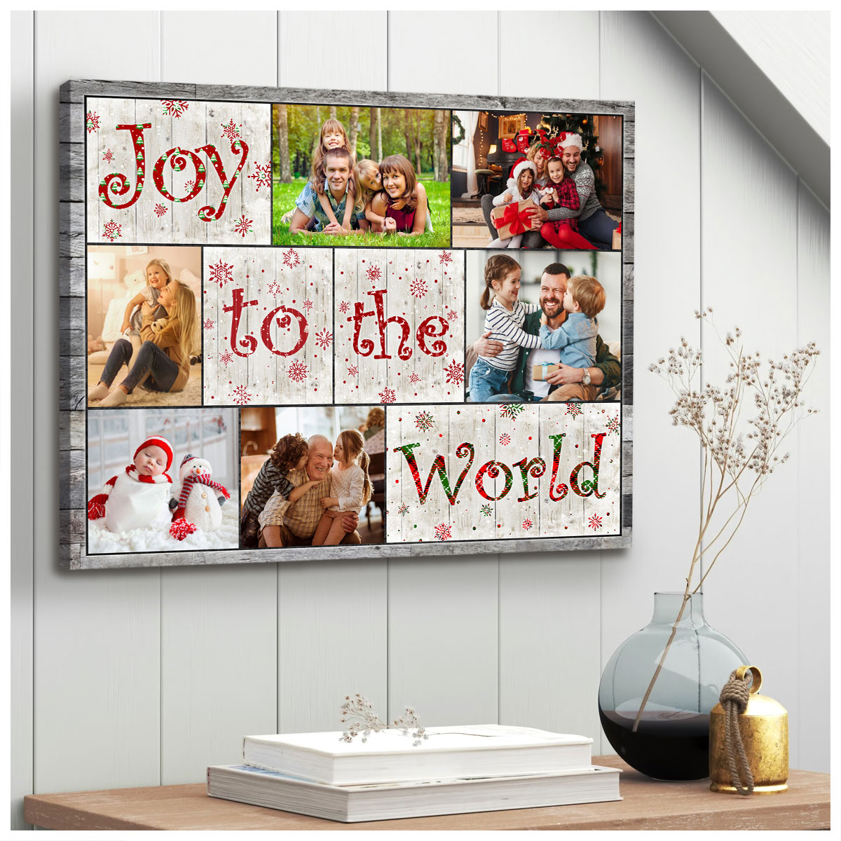 Custom Canvas Prints Family Personalized Christmas Gifts The Joy Of  Christmas Is Family Wall Art Decor Ohcanvas