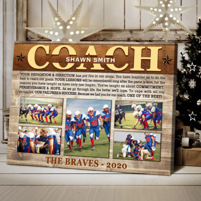 Customized Gift For Coach Coach Appreciation Thank You Gift Canvas Print 01