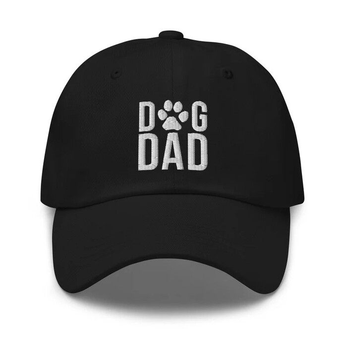 Dog Dad Baseball Cap -funny gift ideas for dog lovers