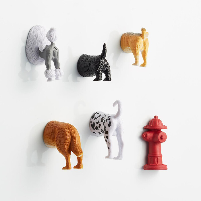 Dog Butt Magnets - funny gift ideas for dog lovers