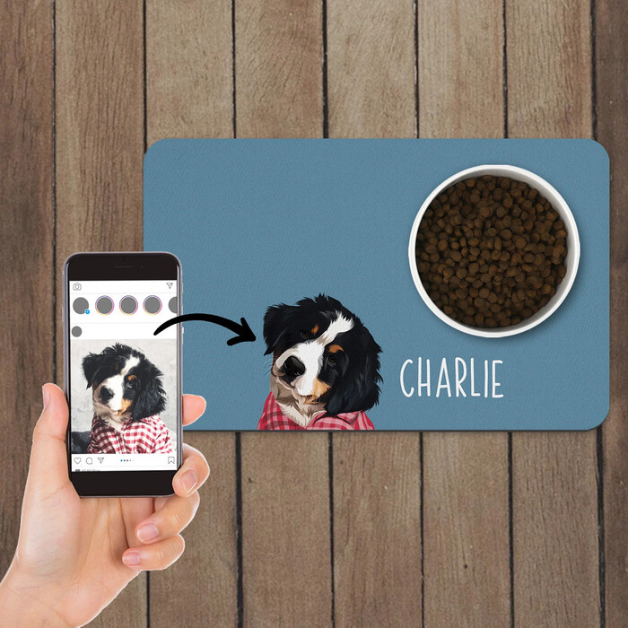 Customized Dog Placemat - personalized gifts for dog lovers