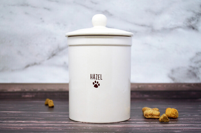 Personalized Treat Jar - gifts ideas for dog lovers