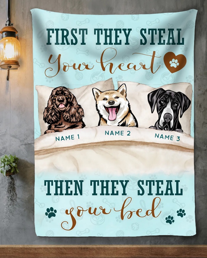 Personalized Pet Blanket - Gift Ideas For Dog Lovers