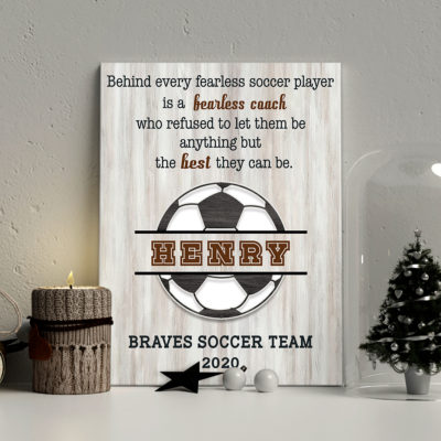 Custom Team Gift Idea For Soccer Coach Thank You Soccer Coach Canvas 01