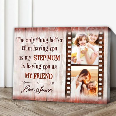 Christmas Gift For Stepmother Stepmom Gifts For Mother's Day Step Mom Canvas Gifts