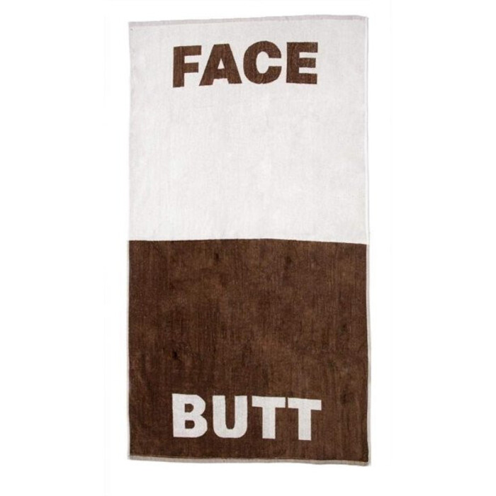 Face Butt Towel - funny Christmas gifts for dad