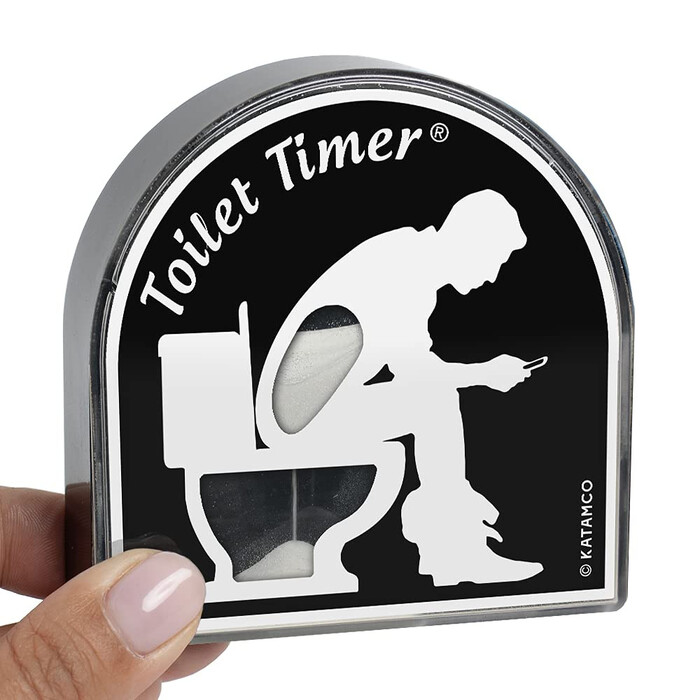 Toilet Timer - funny Christmas gifts for dad