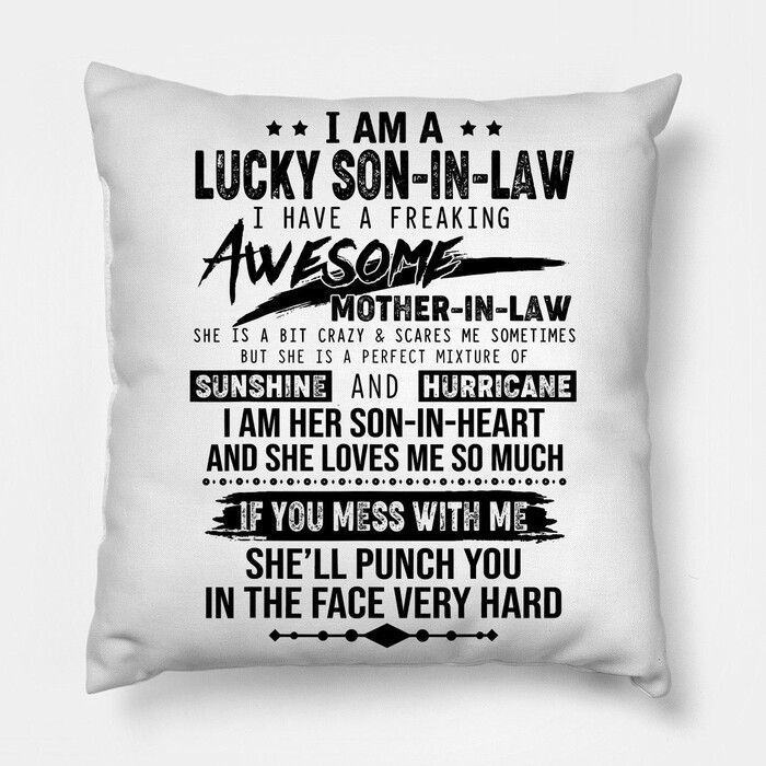 Holiday Pillow - best Christmas gift for son-in-law