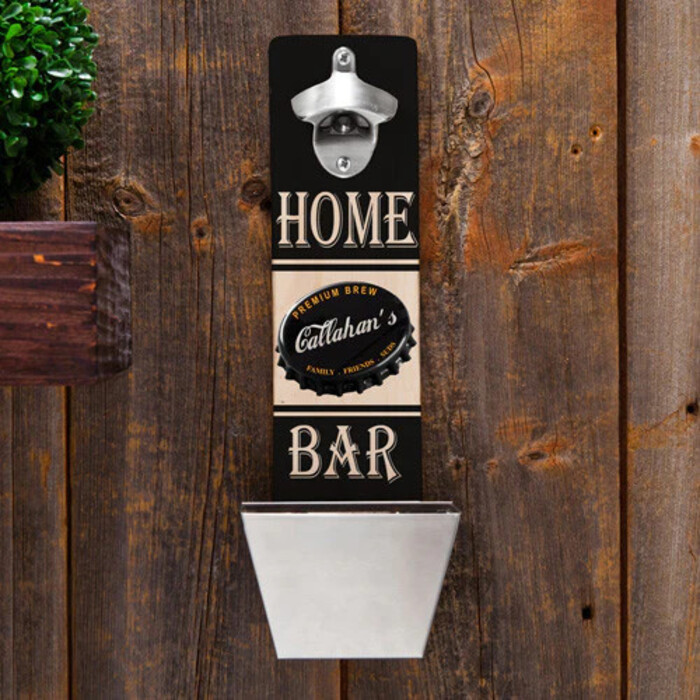 Personalized Backyard Brews Bottle Opener - Xmas Gift For Father-In-Law