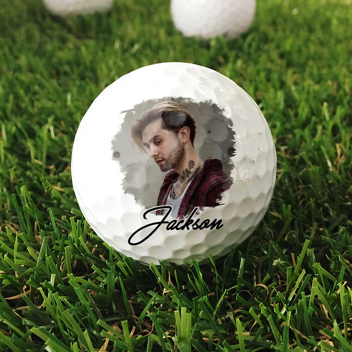 Photo Golf Ball - Xmas gift for father-in-law