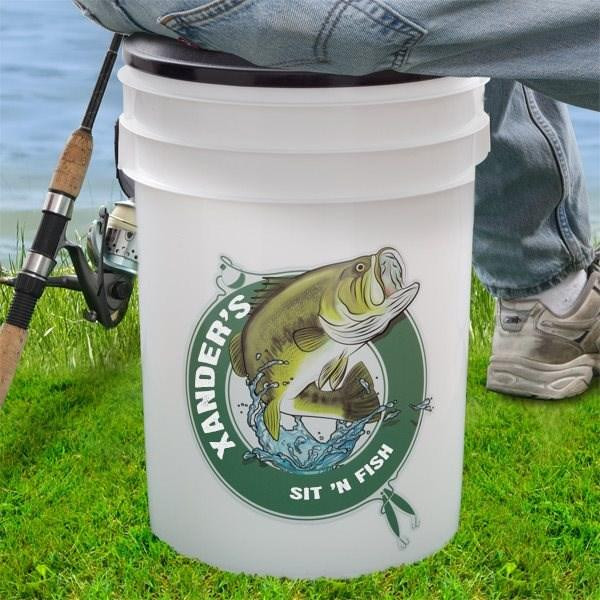 Fishing Pail - Xmas gift for father-in-law