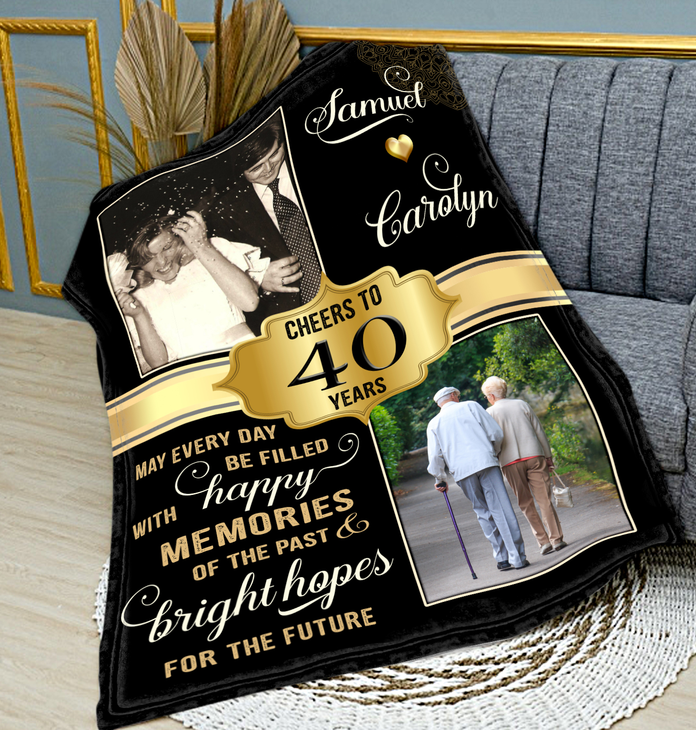 40th Anniversary Scrapbook - 40 Years of Memories Add Photos and More