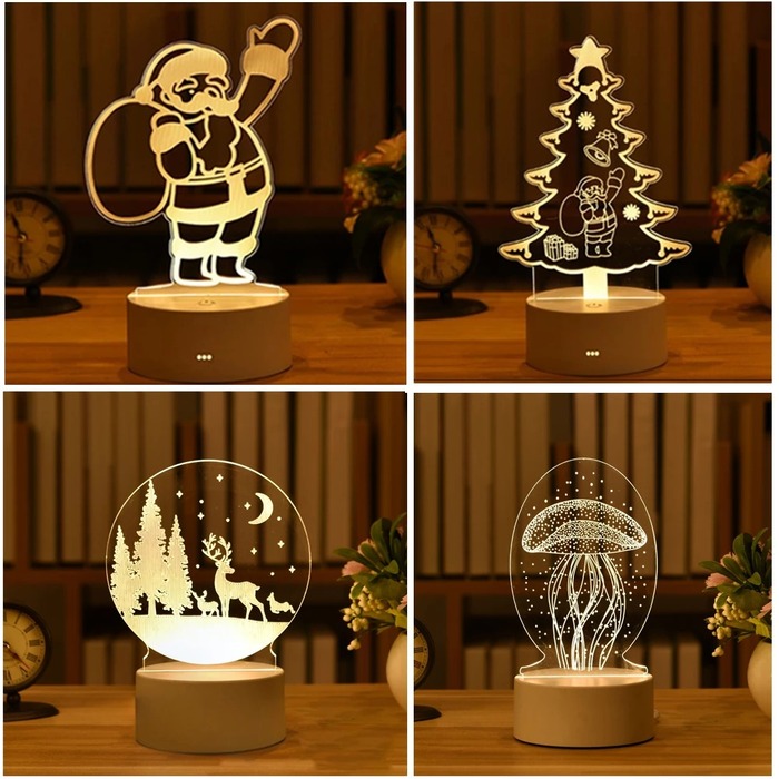 Christmas Gift For Sister - Photo Song 3D Led Night Lamp