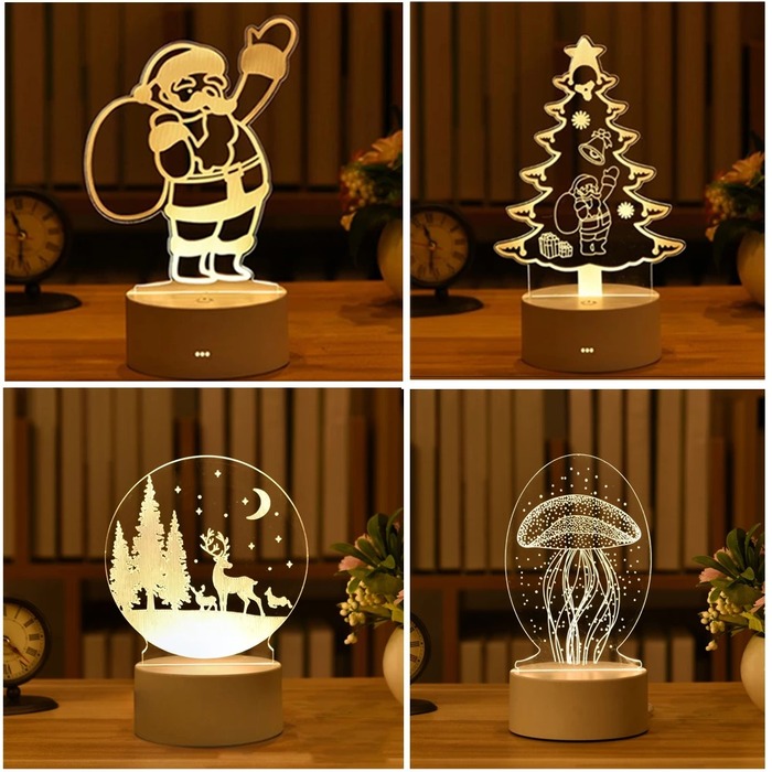 Christmas gift for sister - Photo Song 3D LED Night Lamp