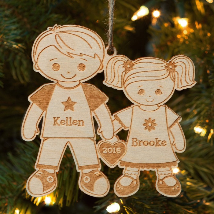 Christmas gift for sister - Christmas Decorations With Your Name On It