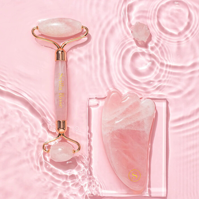 Rose Quartz Roller Set - Christmas gift ideas for teens