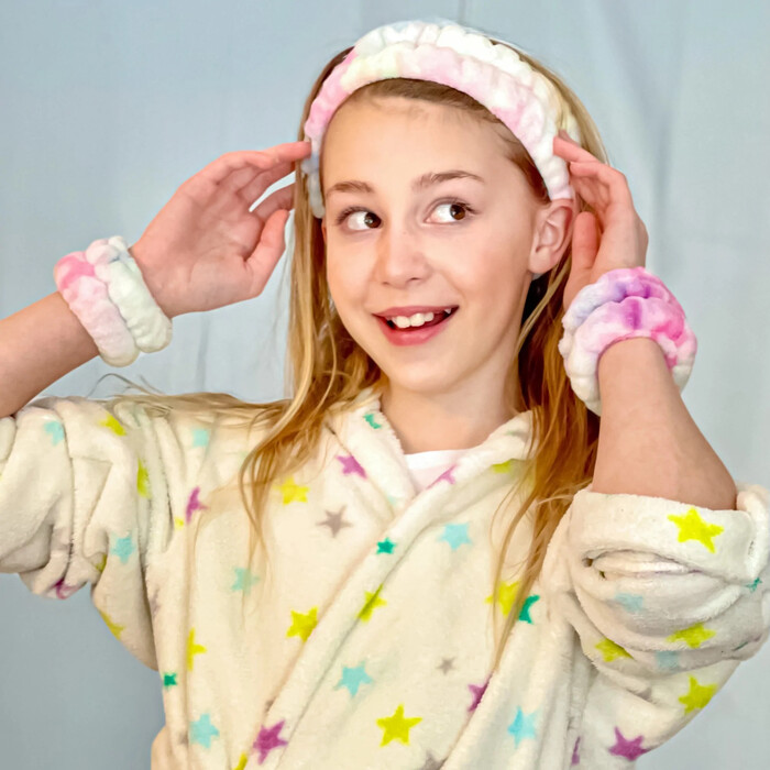 Tie-Dye Spa Headband - gifts for teenage daughter