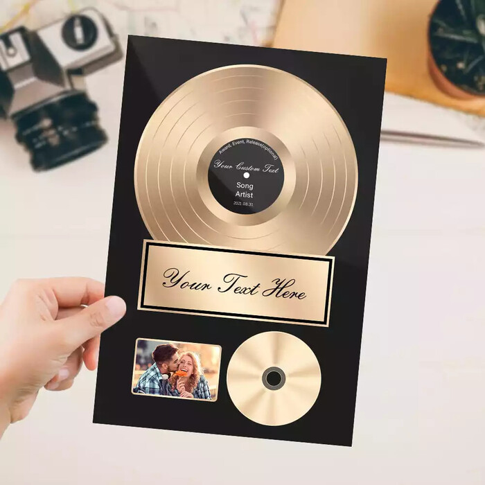 Personalized Record - unique gift for husband on Christmas