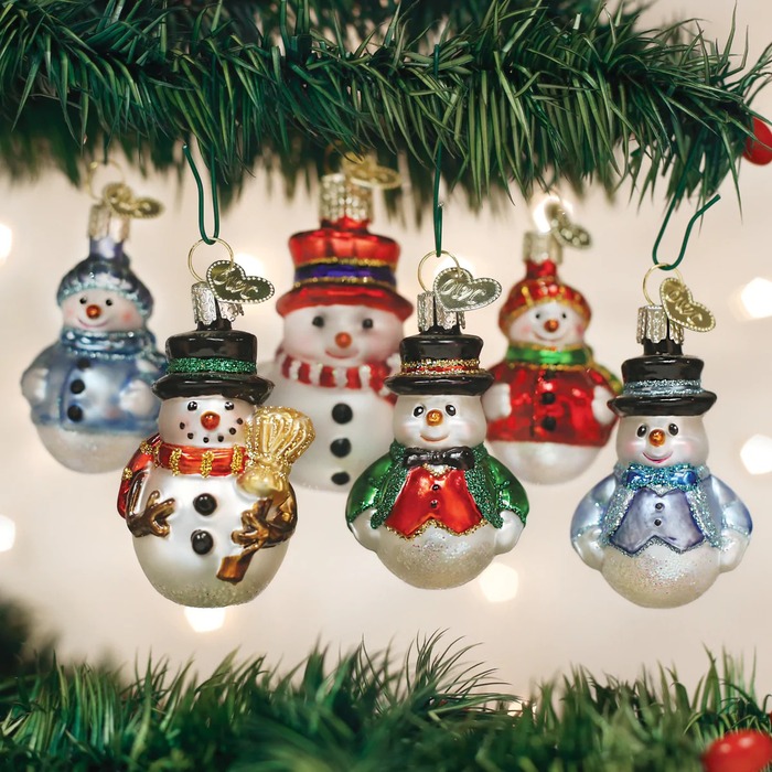 Snowmen Ornaments - gift ideas for mother in law for Christmas