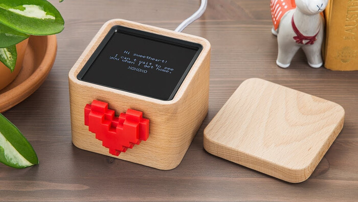 Spinning Heart Message Box - Christmas Ideas For Wife