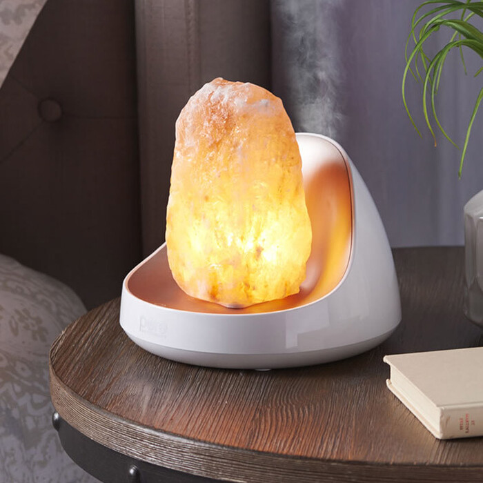 Himalayan Salt Lamp And Oil Diffuser - Christmas Gifts For Wife