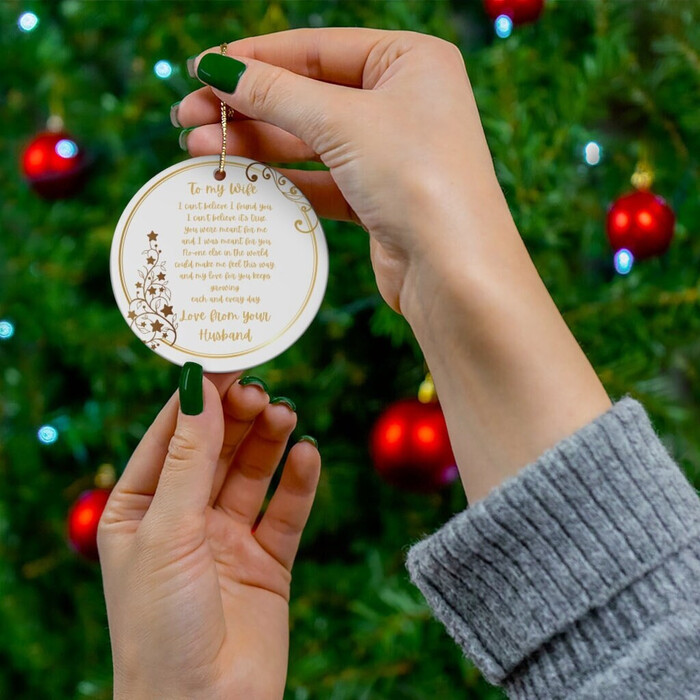 Holiday Ornament - Christmas ideas for wife