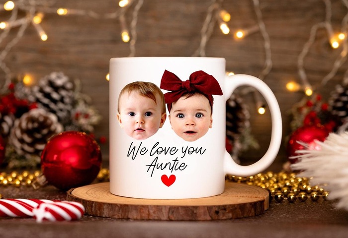 Christmas Gifts For Aunt - Personalized Auntie Mug