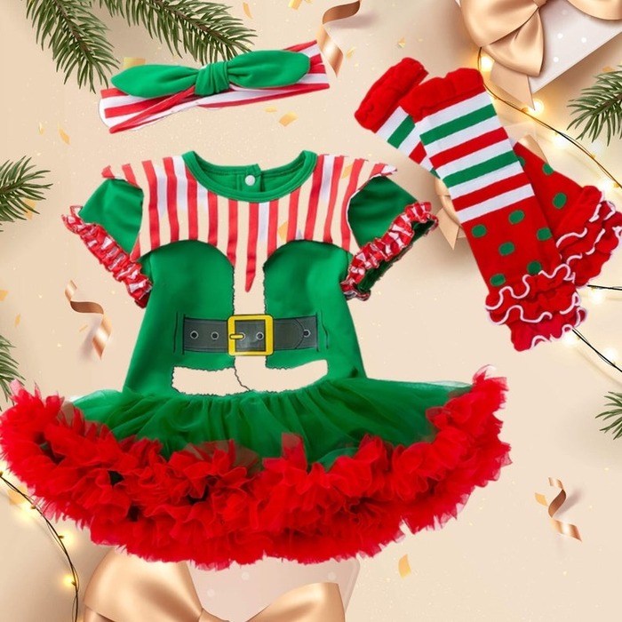 Christmas Party Cute Short Sleeve Set