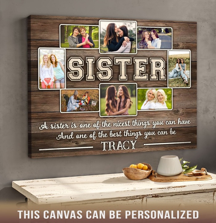 Christmas gifts for sister-in-law - You Are My Bestie Forever Canvas
