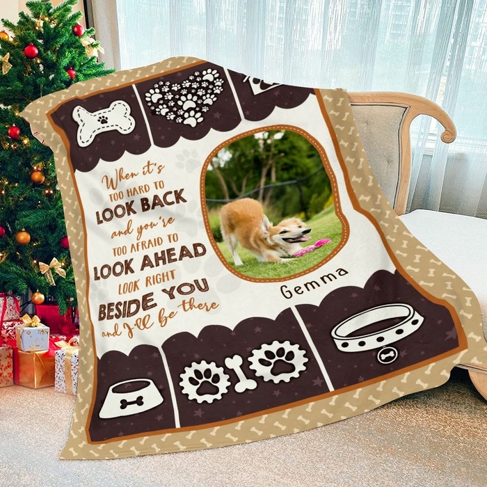 Christmas Gifts For Sister-In-Law - Custom Pet Portrait Blanket